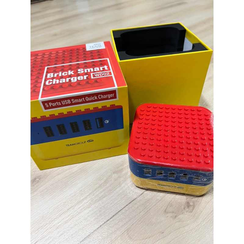 TEAM GROUP WD02 樂高積木方塊充電座 Brick Smart Charger USB
