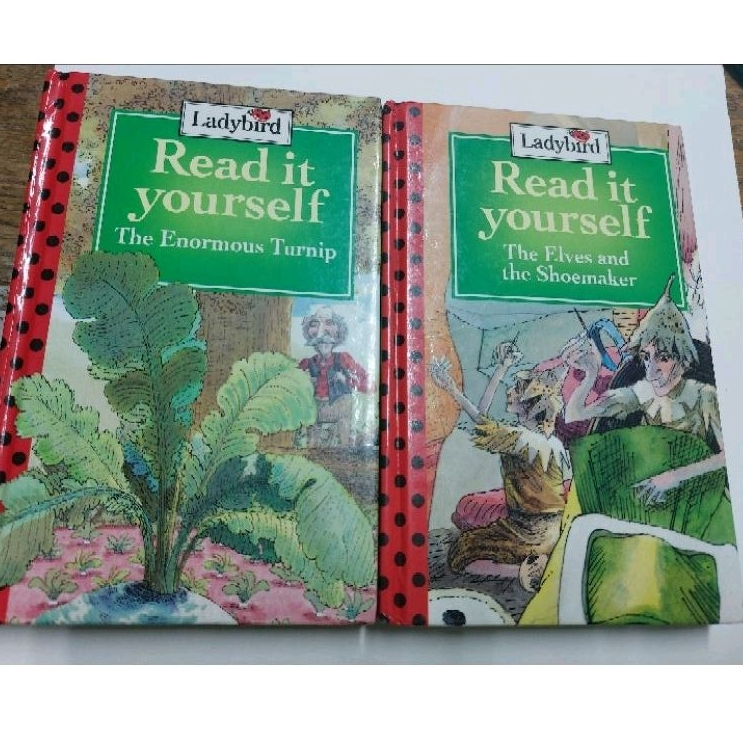 學齡前英文讀物*4本 再送《read with ladybird /read it yourself》