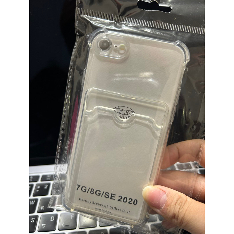 ［全新］iPhone SE系列手機殼/透明防摔可放卡/