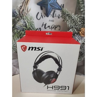 全新現貨msi 微星 GAMING HEADSET H991 電競耳機 耳麥 耳罩式 耳機麥克風 有線耳機