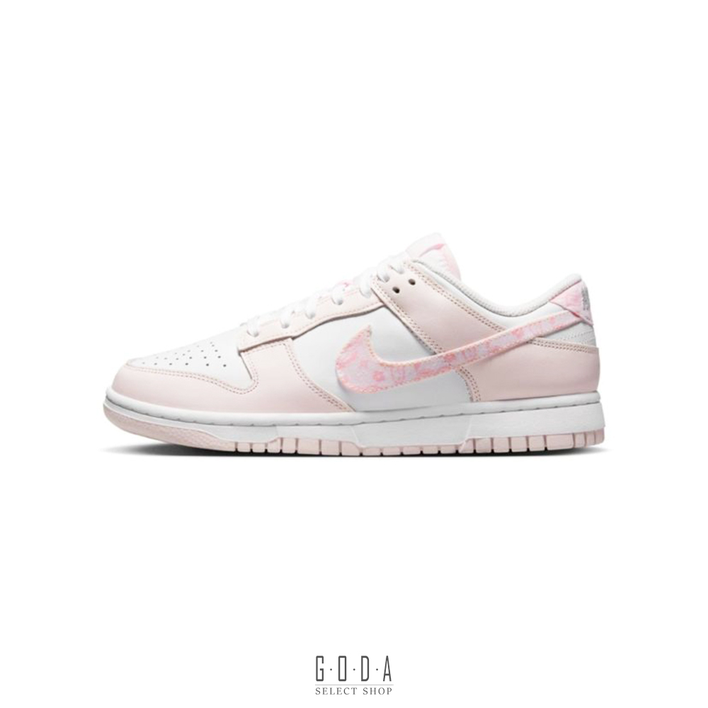 【NIKE DUNK LOW W PINK PAISLEY】變形蟲 腰果花｜粉白 櫻花粉 女鞋 FD1449-100