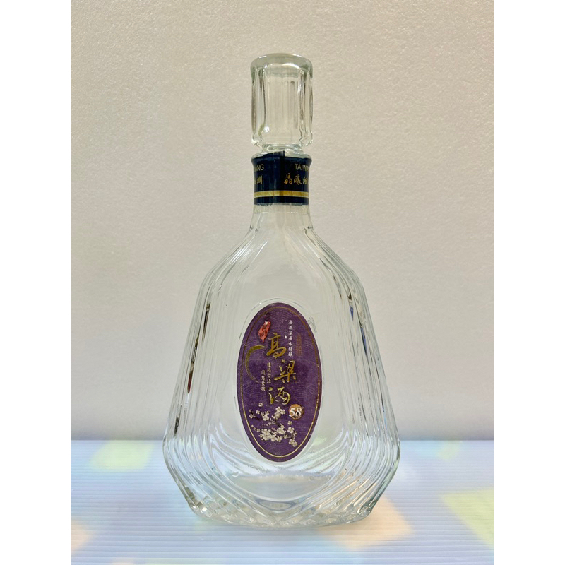 台灣頂級鑫囍高粱酒 0.6L「空酒瓶」