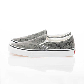 [unclev1966] Vans Classic Slip-On 灰色 滿版LOGO 懶人鞋 滑板鞋 男女款