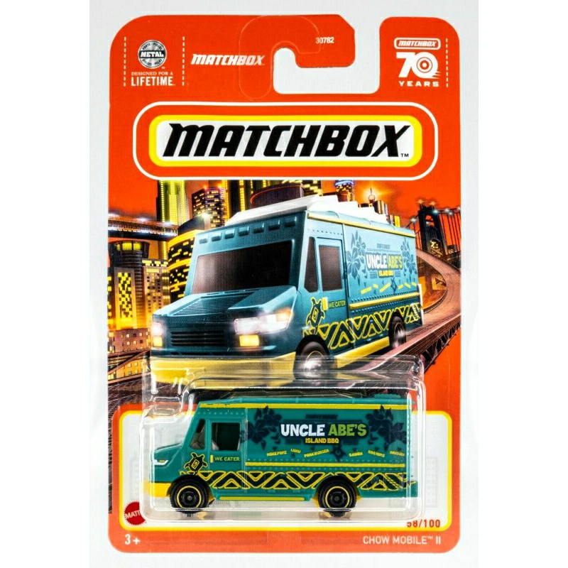 ^.^飛行屋(全新品)MATCHBOX 火柴盒小汽車 合金車//行動餐車 CHOW MOBILE II(58/100)
