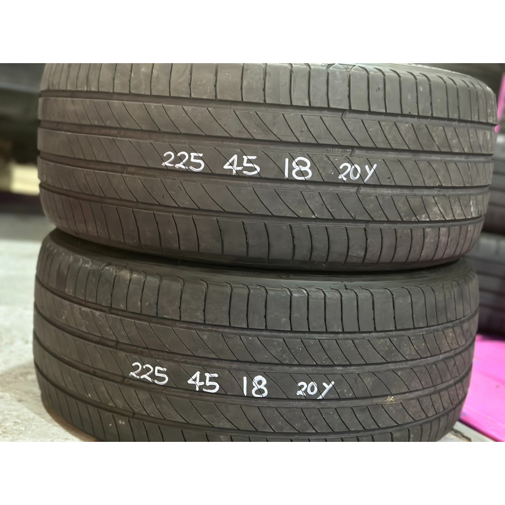 米其林MICHELIN Primacy4  225/45/18 (一條價格)中古胎落地胎/眾多廠牌尺寸/其他尺寸胎歡迎詢