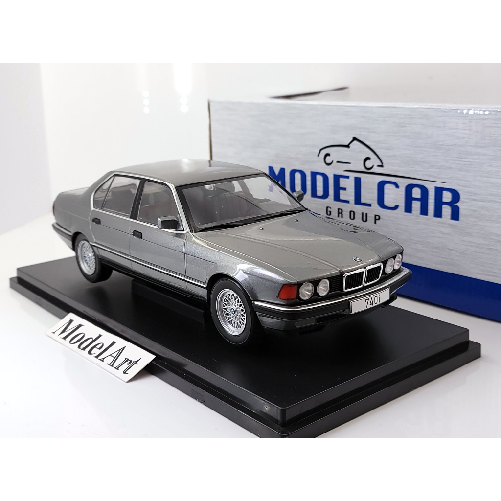 【模型車藝】1/18 MCG BMW 740i (E32) V8 1992 7系列 銀灰