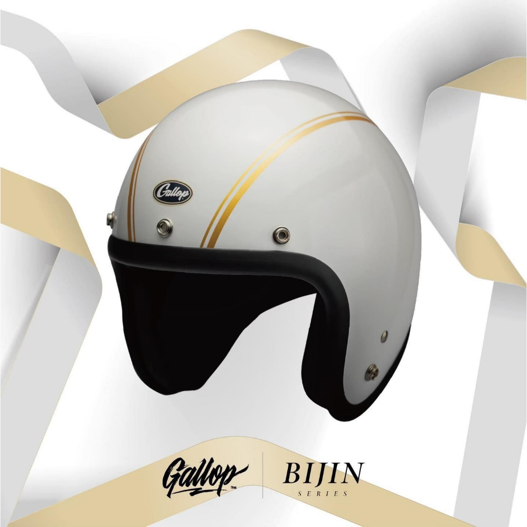 GALLOP BIJIN SERIES HELMET 美人系列 送防水長鏡片 3/4罩 半罩 安全帽 復古帽 附發票