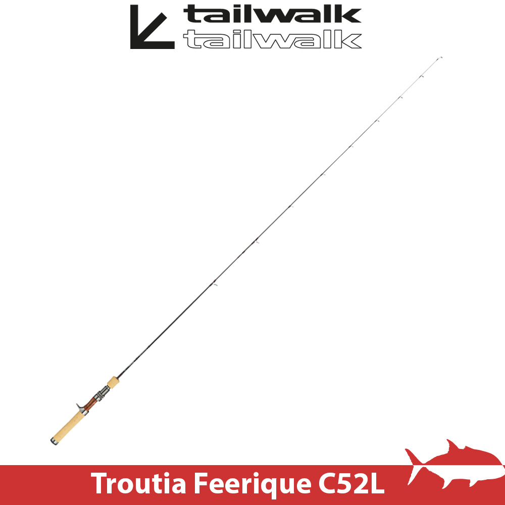 【搏漁所釣具】tailwalk C52L Troutia Feerique 槍柄 多節旅行竿 溪釣竿 收納長度82cm