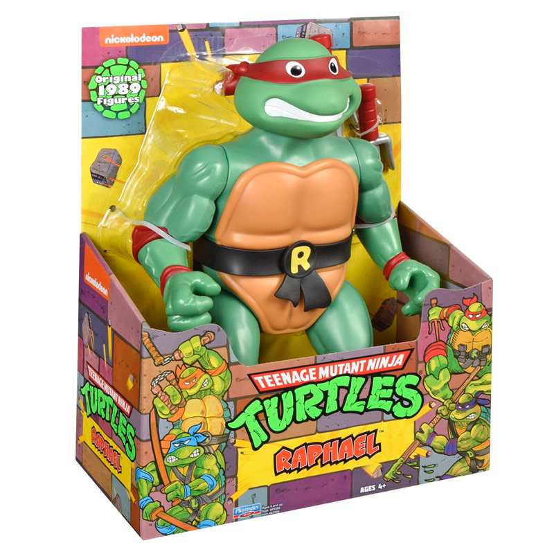 美國官方預購+現貨 Teenage Mutant Ninja Turtles 復古 忍者龜 12吋 巨型 可動 公仔