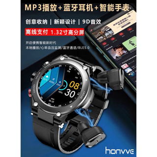 「頂配旗艦版」智能手錶藍芽耳機二合一 T92
