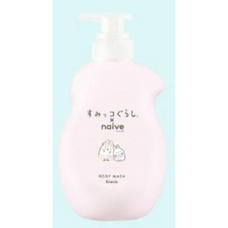 日本製 Kracie Naive 100%植物性成分 桃葉保濕精華 沐浴乳 530ml~角落生物兔兔限定包裝