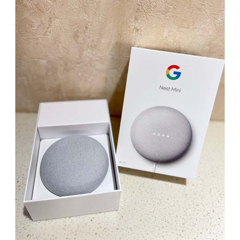 Google Nest Mini 2代中文化智慧音箱 粉碳白