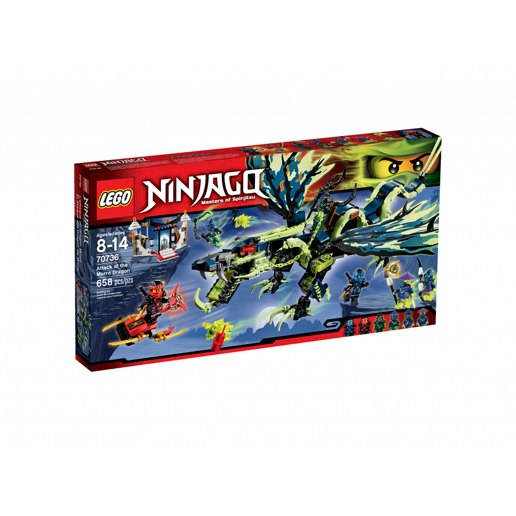 LEGO 樂高忍者系列70736  摩洛龍的攻擊+70653 忍者始祖龍