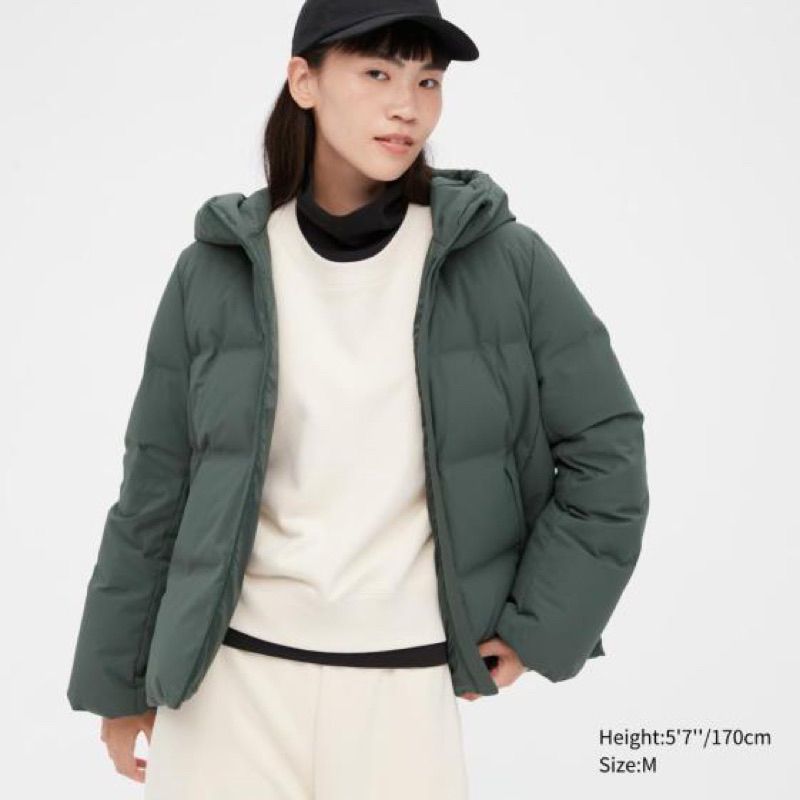 UNIQLO 無縫羽絨外套 全新 綠