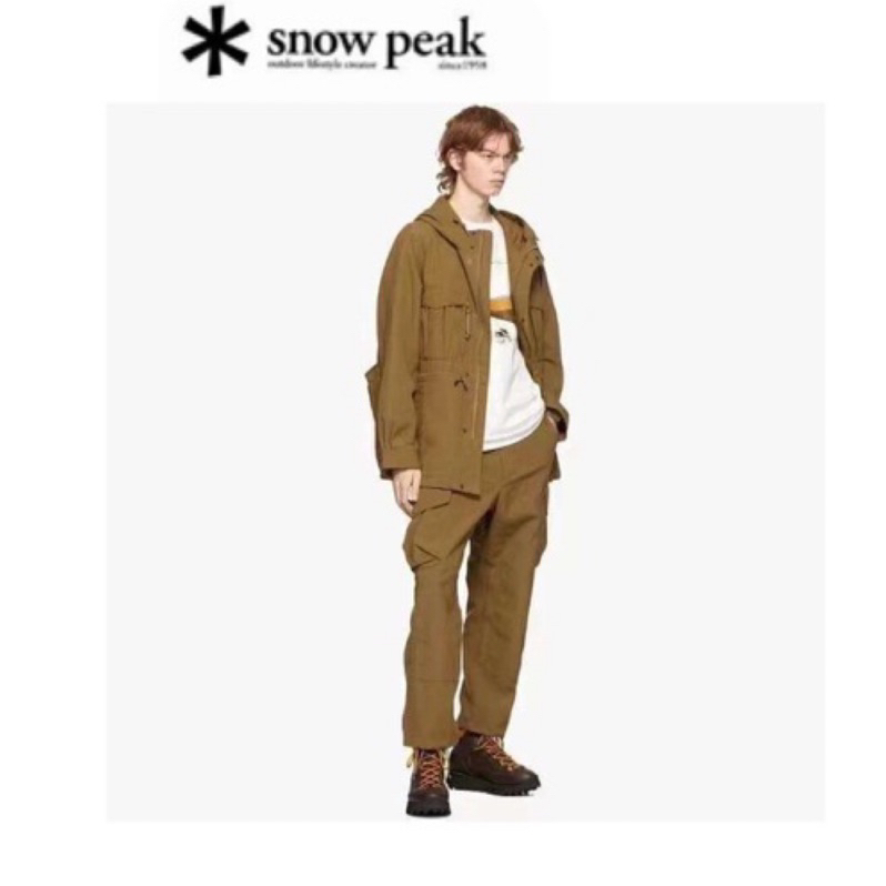 日本代購SNOW PEAK PANT焚火系列 防刮布 大口袋工裝褲 工作褲 正品 潮流 滑板褲 長褲