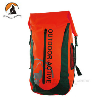 【Outdoor Active】暢銷款 專業壓縮防水背包 WaterProof 500D 40L 紅 OA-WP01