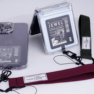【GOODJAM • 꿀잼】🇰🇷韓國araree手機背帶 城市卡夾掛牌 手腕掛繩 手機屏幕擦拭吊飾📱