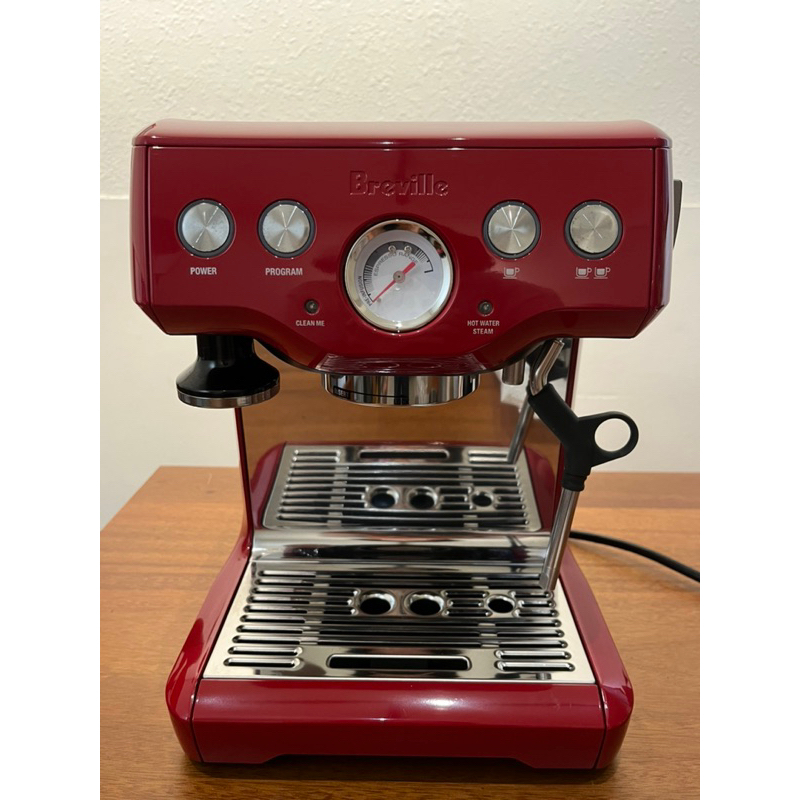 Breville 半自動義式咖啡機 BES840XL 紅色［二手］