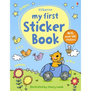 英國 Usborne 貼紙書（數字 顏色 形狀 字母）My first sticker book