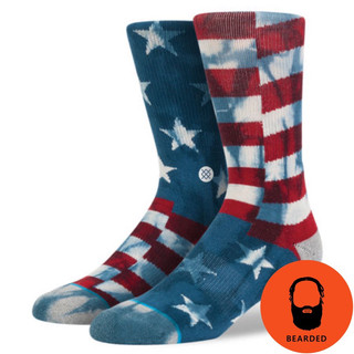 【 🇺🇸大鬍子美國襪子選品 】STANCE - BANNER CREW SOCKS經典印花設計系列街頭休閒長襪