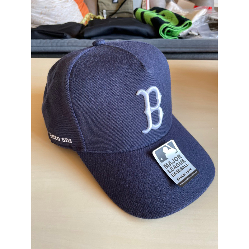 全新 MLB 波士頓紅襪 老帽 棒球帽 丈青色