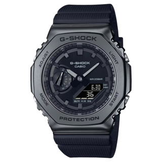 CASIO 卡西歐 G-SHOCK 農家橡樹 八角雙顯電子錶 GM-2100BB-1A