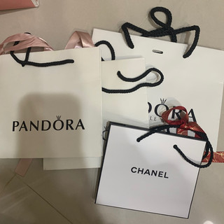 專櫃紙袋 PANDORA CHANEL 小提袋 精品袋子