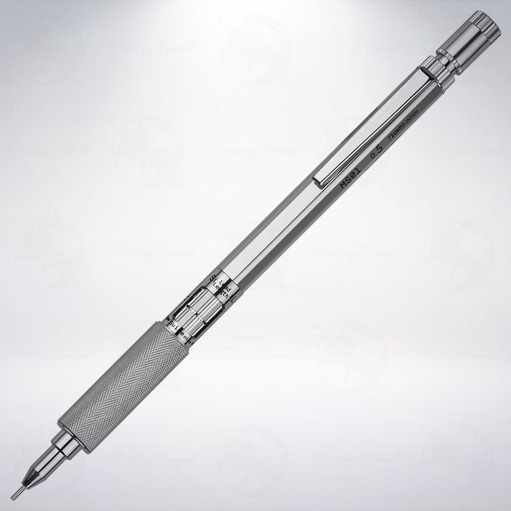 日本 OHTO MS01 0.5mm 製圖用自動鉛筆: 銀色