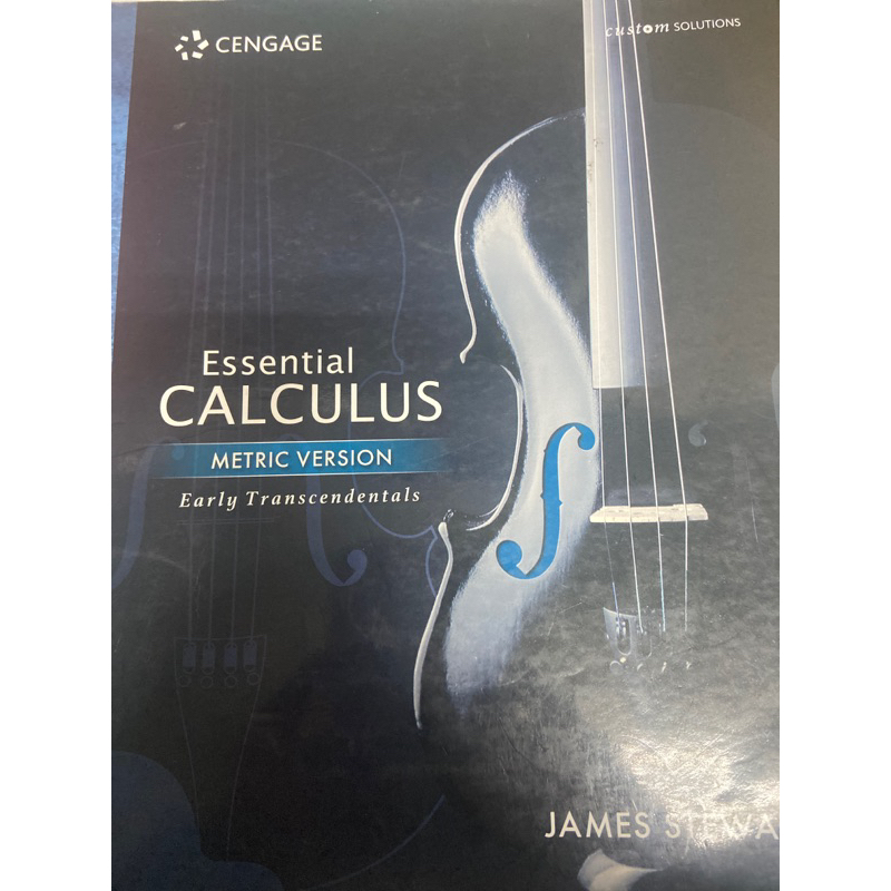 essential calculus 微積分課本