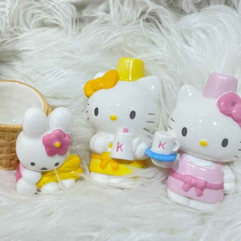 日本進口Hello Kitty陶瓷調味罐三件組