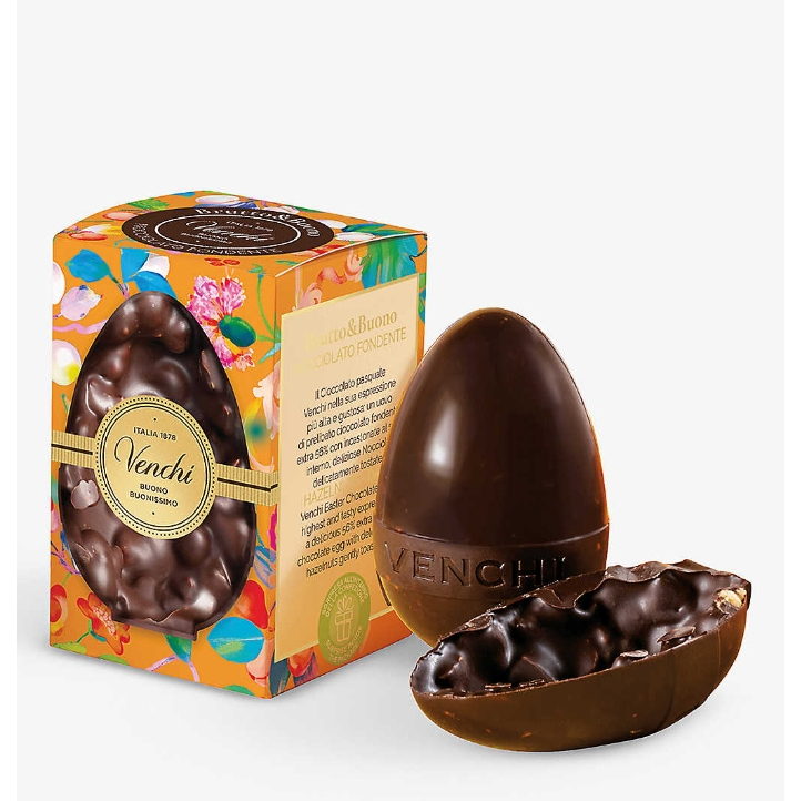 [ PS ] ❤️ 全新現貨 Venchi 威琪 手工原粒榛果 蛋型 黑巧克力蛋  義大利百年巧克力