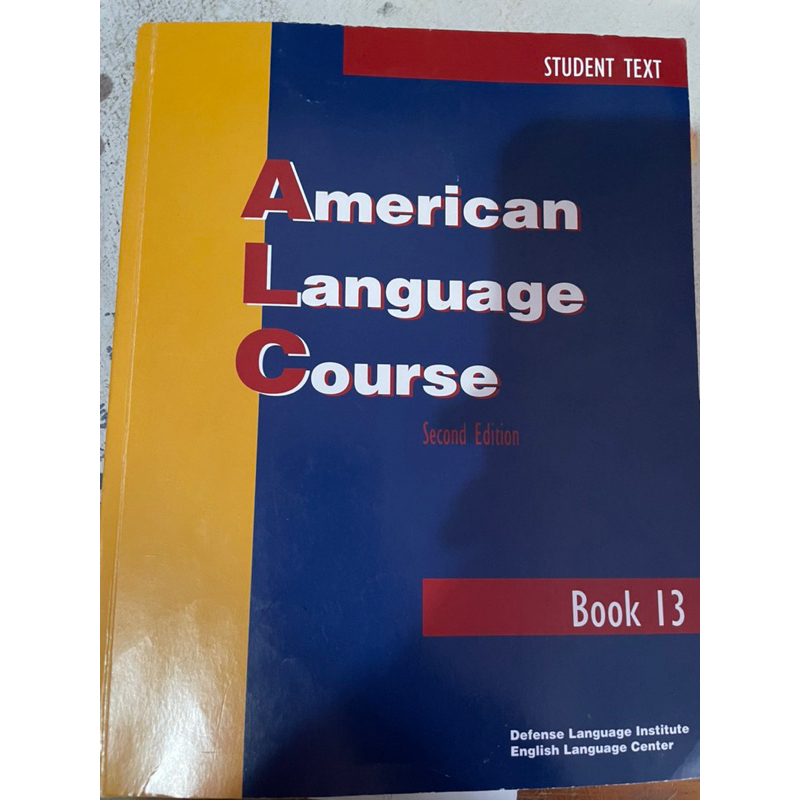 American-Language-Course-Book13軍事英文航校用書-二專一年級上學期(二手書）