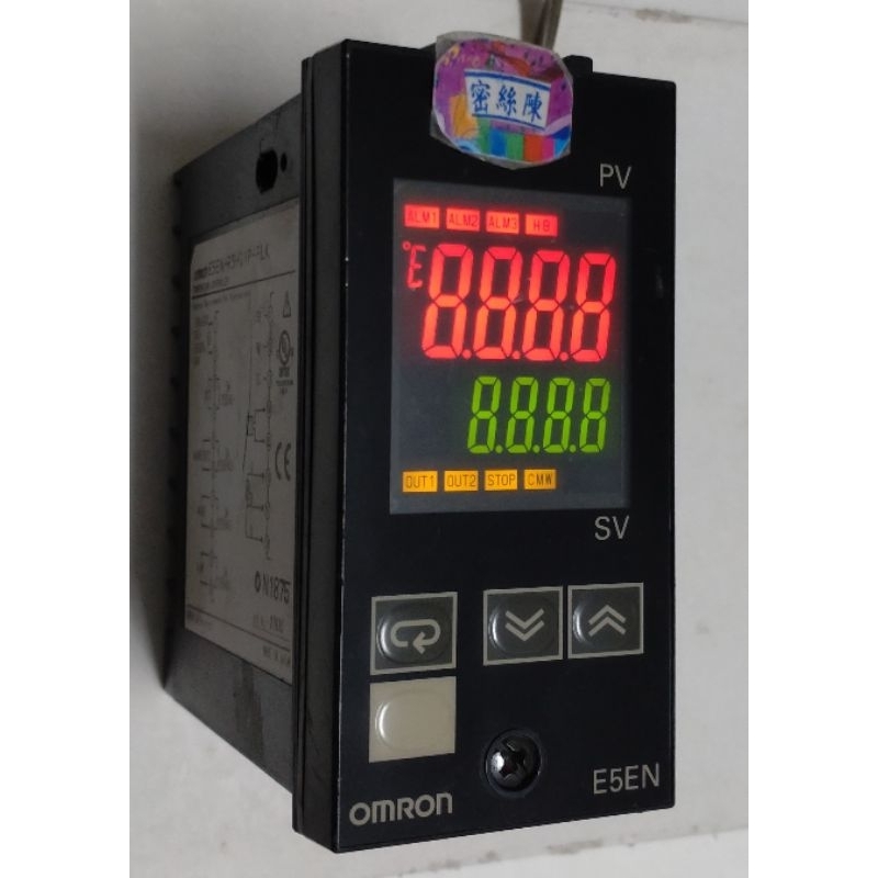🌞二手OMRON E5EN-R3H01P-FLK 測溫阻抗型AC100-240V 出繼電器 警報輸出3點RS-232C