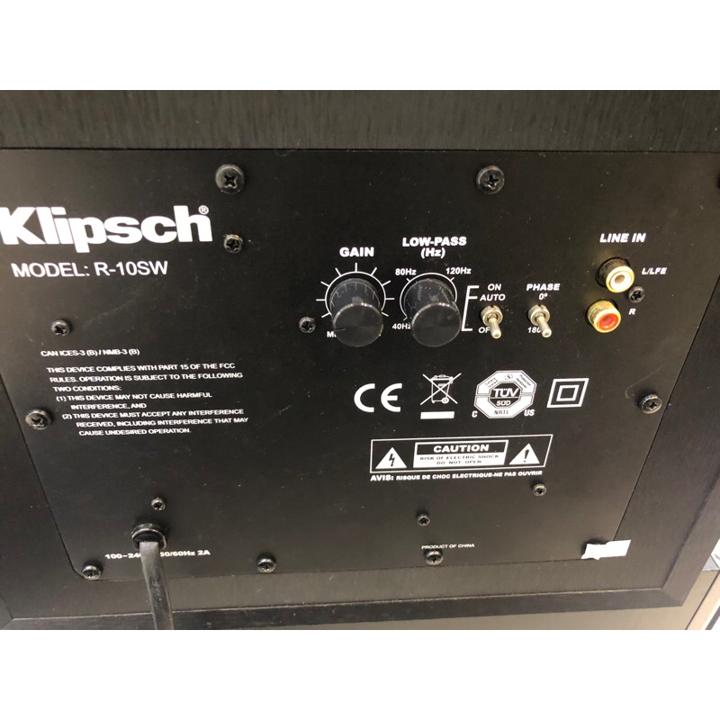 KLipsch r-10sw  sw-112 r-15pm全系列主動式重低音維修，故障無聲，無電源反應，都可以問問喔