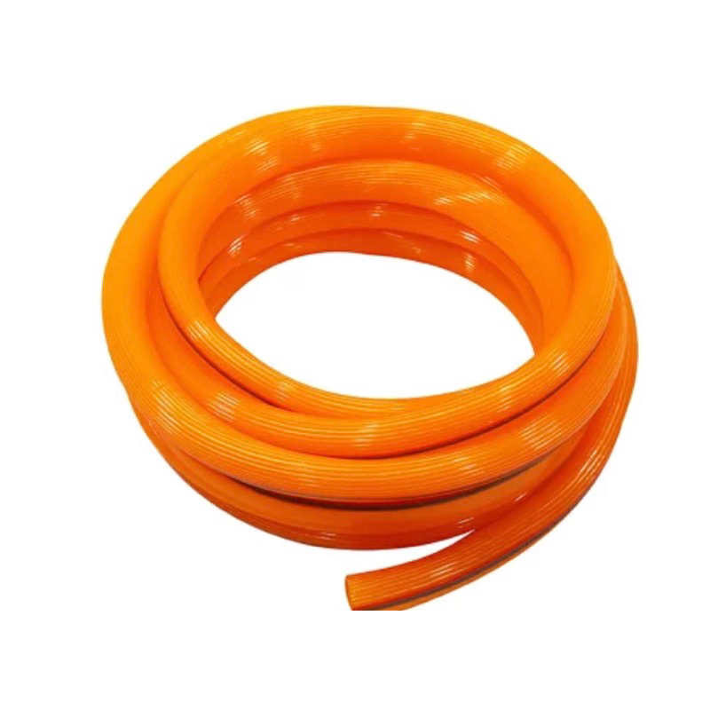 二手橘色彈力塑膠水管