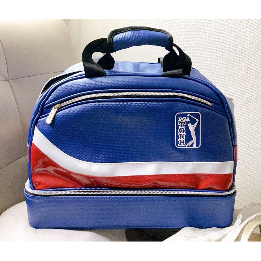 PGA TOUR 雙層衣物袋 高爾夫球 PGA 高爾夫 PGA TOUR 衣物袋 出國旅遊 當皮箱鞋袋 鞋袋 行李袋