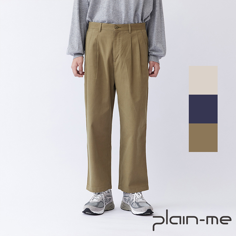 【plain-me】OOPLM 百搭打褶錐形長褲 OPM3503-231 &lt;男女款 長褲 褲子&gt;