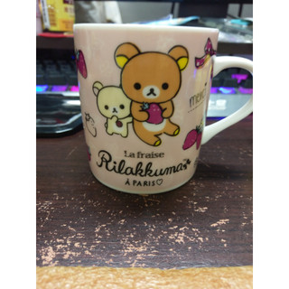 Rilakkuma 懶懶熊 拉拉熊 牛奶熊 懶熊妹 SAN-X 杯子 草莓