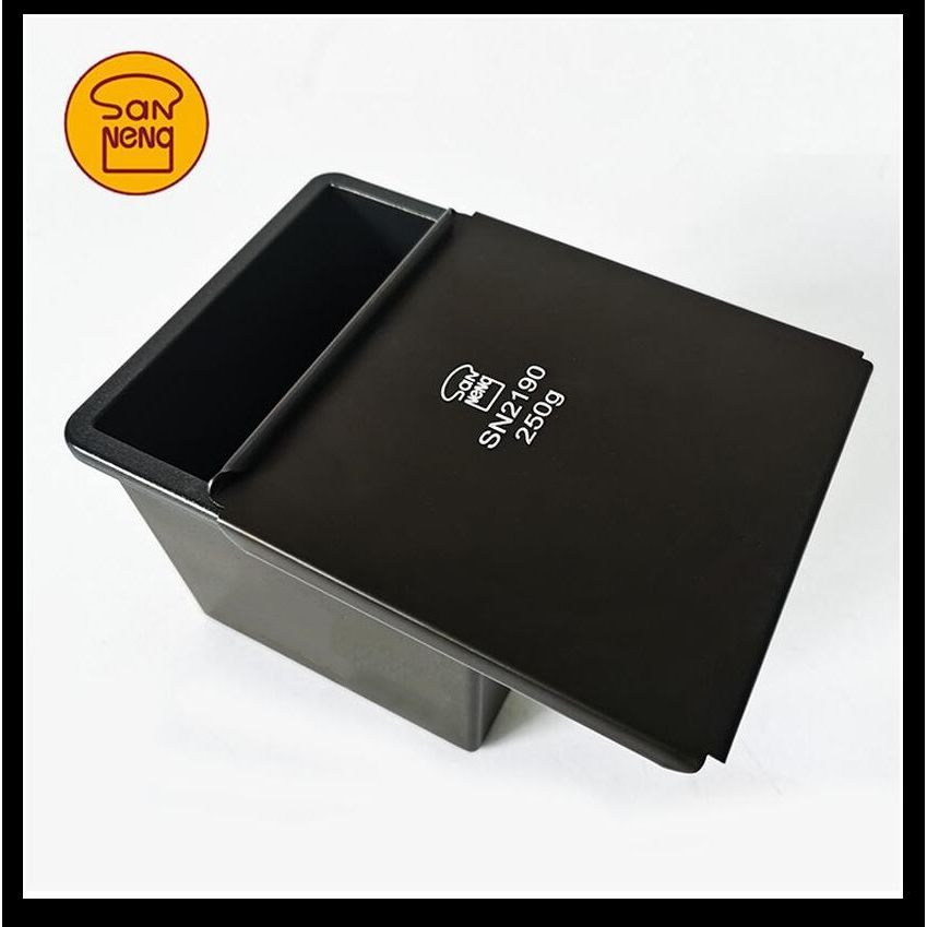 三能 SN2190 正方型低糖鑄鋁土司盒 黑色低糖吐司模具 正方形 生吐司盒★烘培樂園★