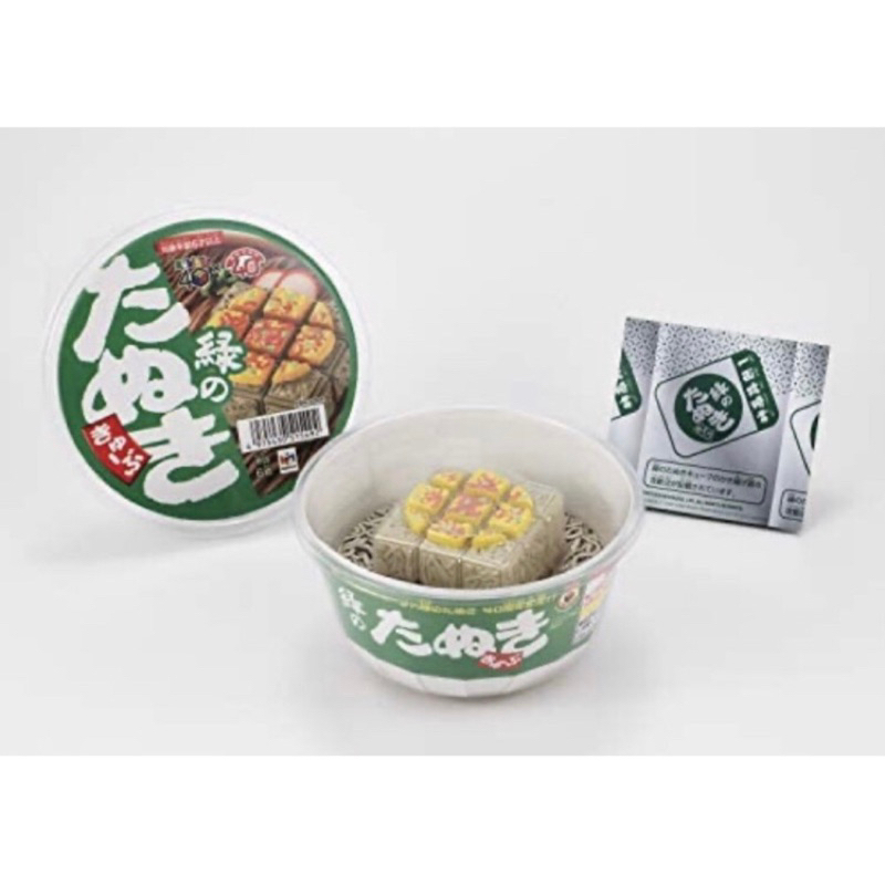 【現貨當日出貨】日本Mega House 40周年紀念 綠狸貓 天婦羅 蕎麥麵 魔術方塊 玩具
