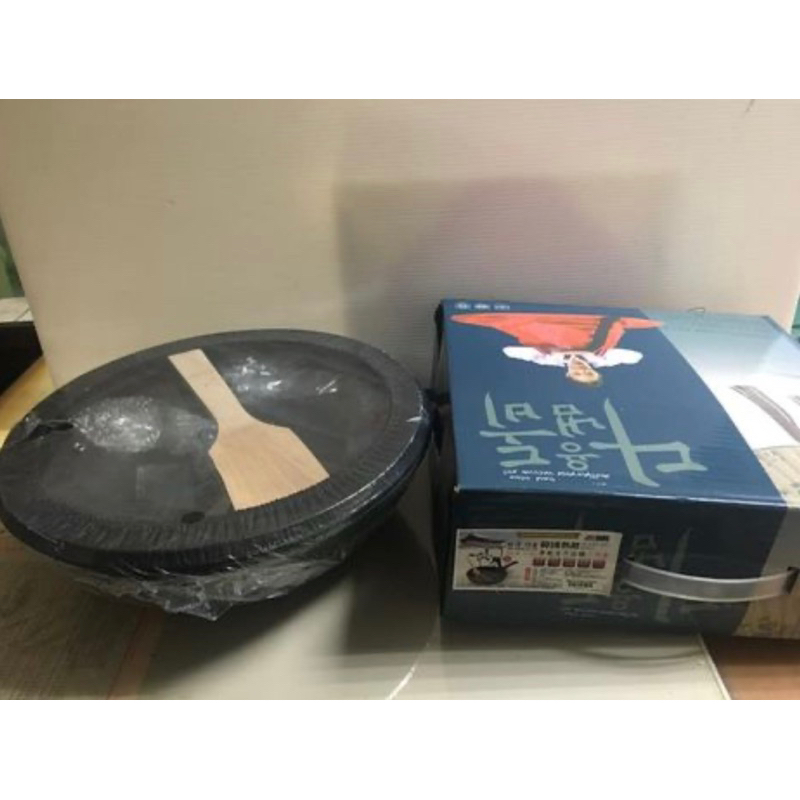 韓國熱銷麥飯石炒菜鍋三件組 （鍋子32cm）