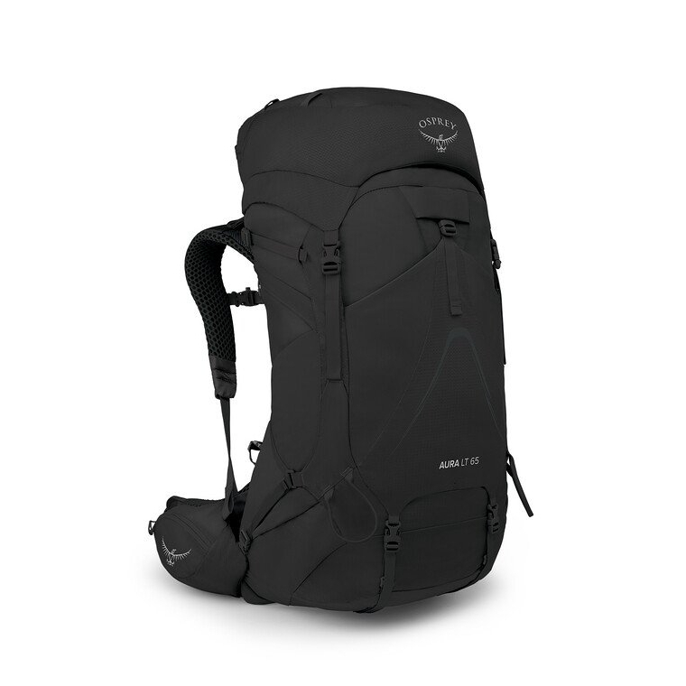 【Osprey】AURA AG LT 65 女款 輕量網架式登山包 黑