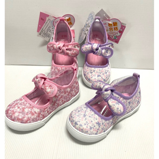 專櫃 Hello Kitty 最新款 723209公主風運動鞋 布鞋 臺灣製造MIT 白紫 粉內長14-19公分
