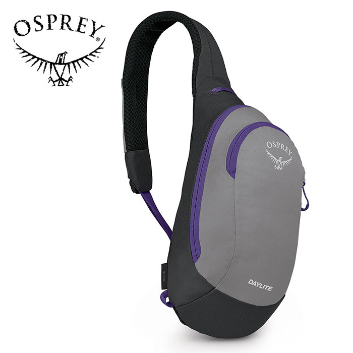【Osprey 美國】DayLite Sling 6L 輕量多功能單肩包 混合灰｜斜背包 側背包 胸前包 隨身包