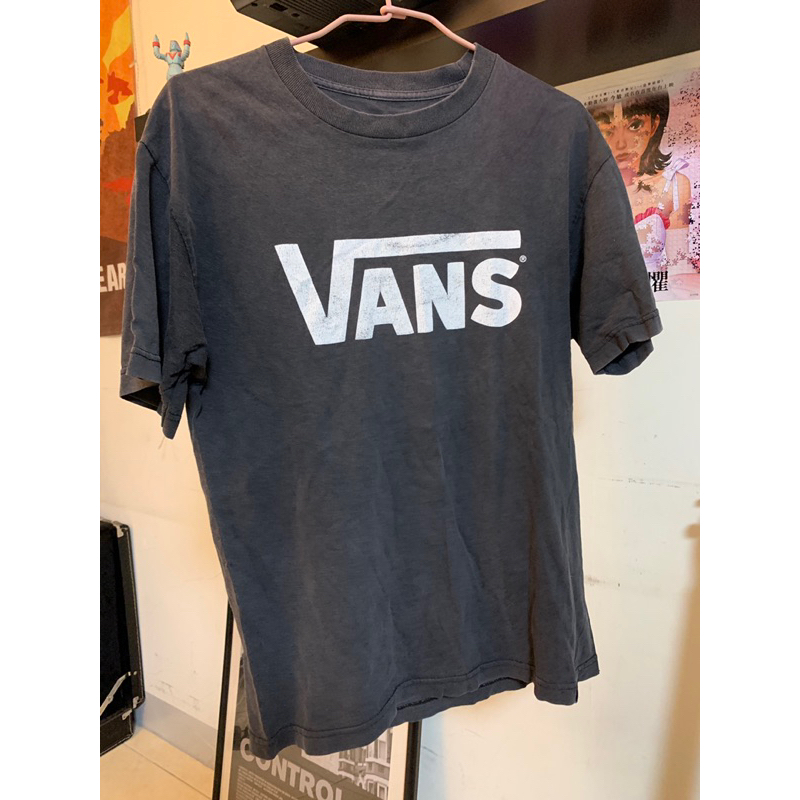 【長壽商號】二手 Vans Logo T-Shirt 古著Vans短袖 M號