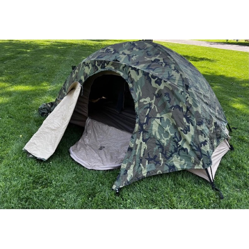 全新 USMC美軍公發Eureka TCOP雙人兩人帳篷 BDU 叢林迷彩 野營露營登山健行