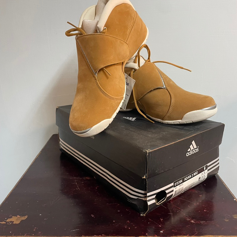 【Axewell】［全新稀有美品］adidas ADAN 3 Mid 室內籃球鞋