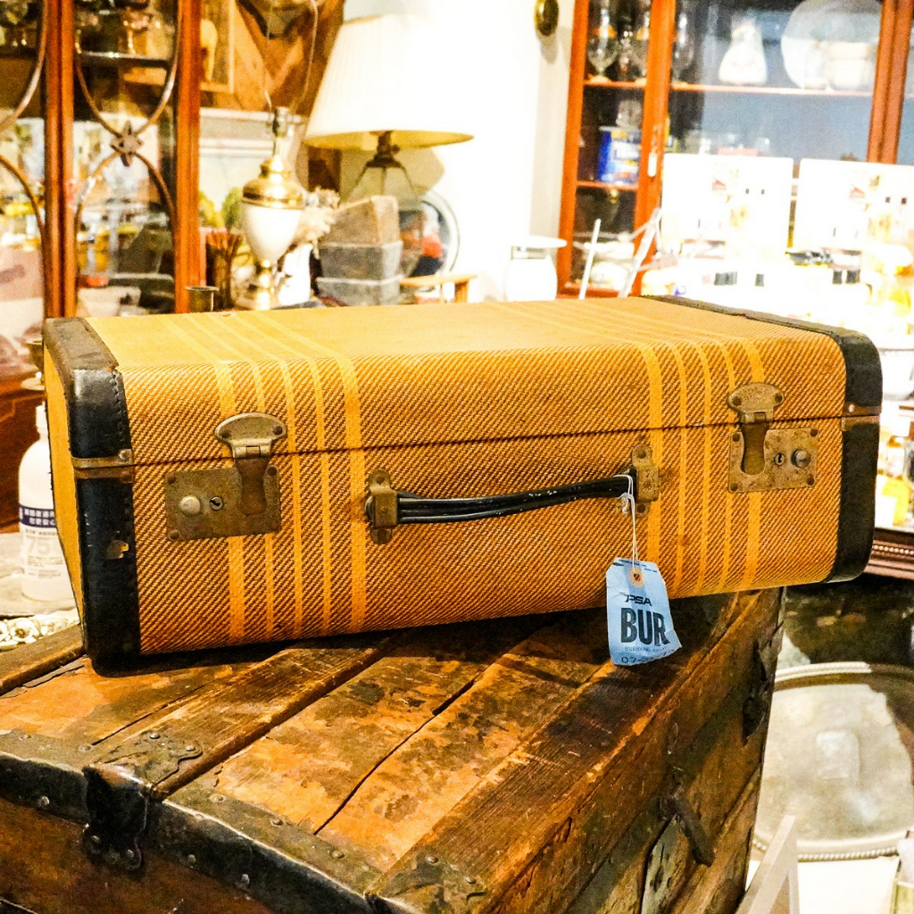 【Vintage &amp; Deco】50年代 美國古董行李箱 復古手提箱 復古老件