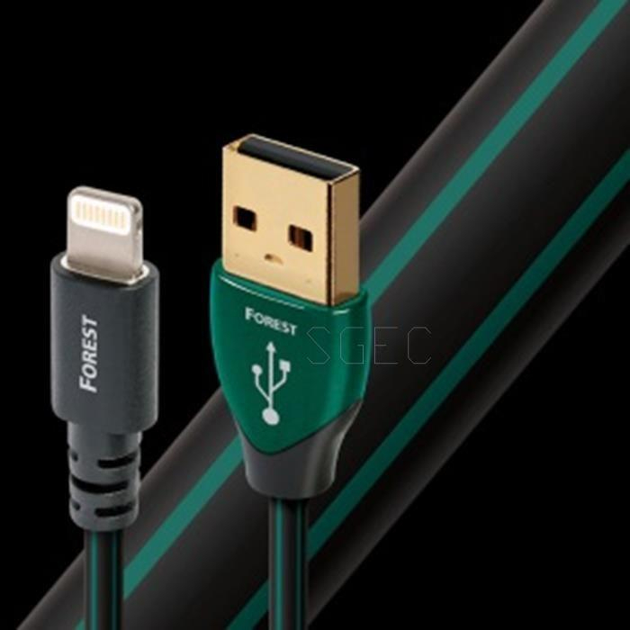 AudioQuest 美國 Forest森林 USB線 A-Lightning傳輸線 含銀0.5% 0.75m 1.5m