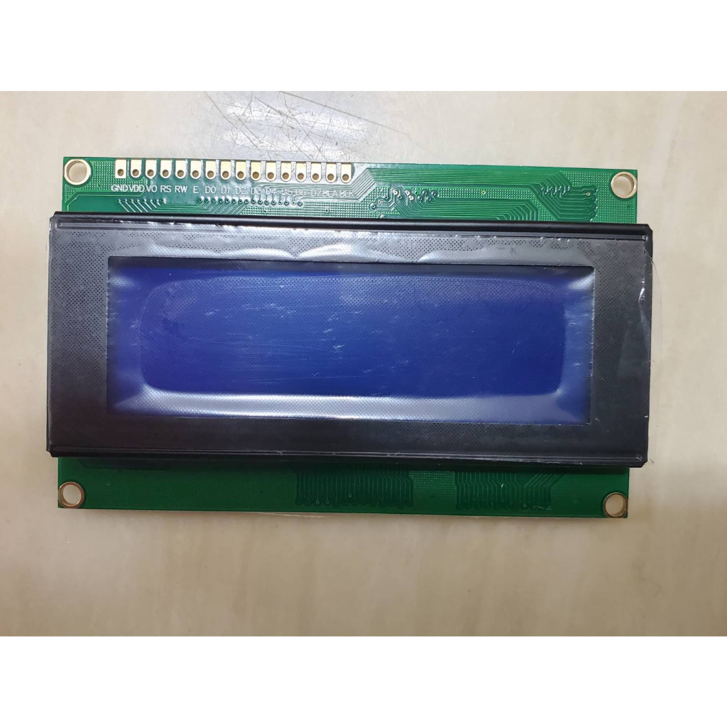 LCD 2004 I2C 5V 液晶顯示模組 I2C介面 4行20字 藍底 白字 帶背光 Arduino 附杜邦線